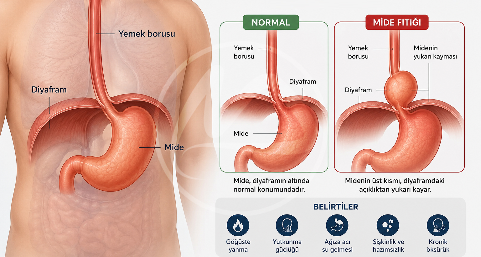 Mide Fıtığı Belirtileri ve Tedavi Yöntemleri
